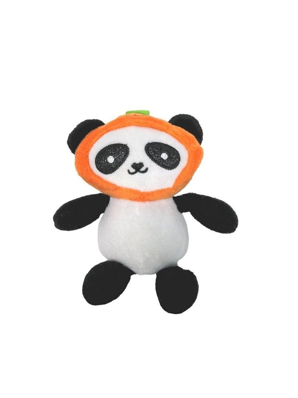 Dan Dee Halloween Pumpkin Panda Bear Plush Stuffed Animal 2018 7.25”